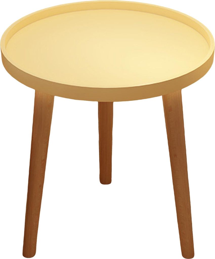 Runder Beistelltisch mit 3 Beinen, robust, abnehmbar, Mini-Schreibtisch, Schlafzimmer, Küche, Wohnzimmer, kleiner Raum, Sofa, Nachttisch, Beistell...