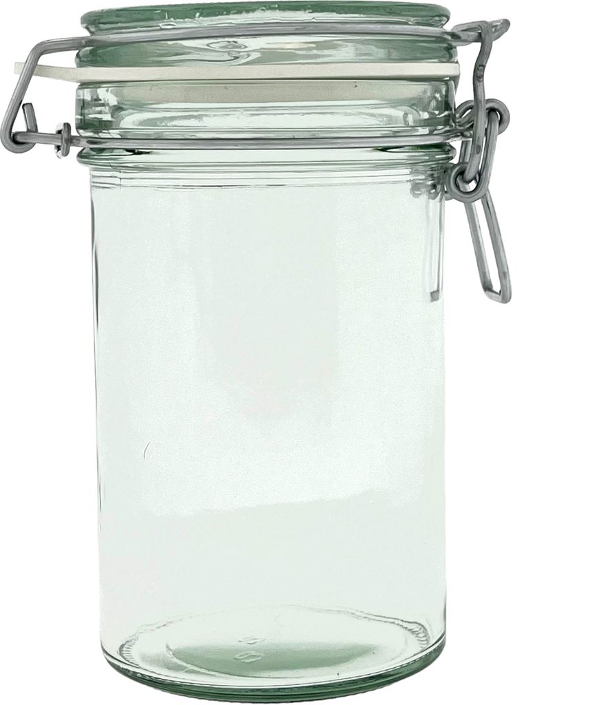 Weckglas Vorratsglas Bügelglas mit stabilem Klemmverschluss – 500 ml – Glas – 3 Stück