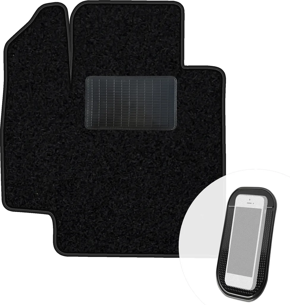 Tappetino Auto moto-MOLTICO Velours Nero per Suzuki Swift IV 2017+
