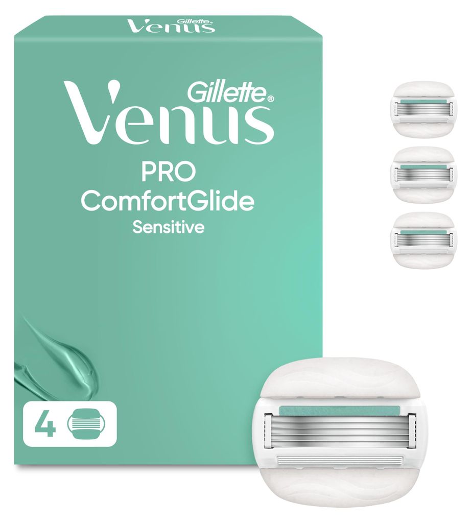 Gillette Venus Pro Comfortglide Sensitive, 4 Original Produktbild 