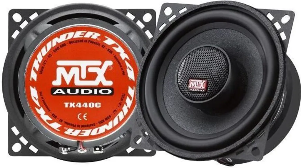 Kit Casse MTX TX440C 10cm | Altoparlanti 2 Vie con Cono in Cellulosa