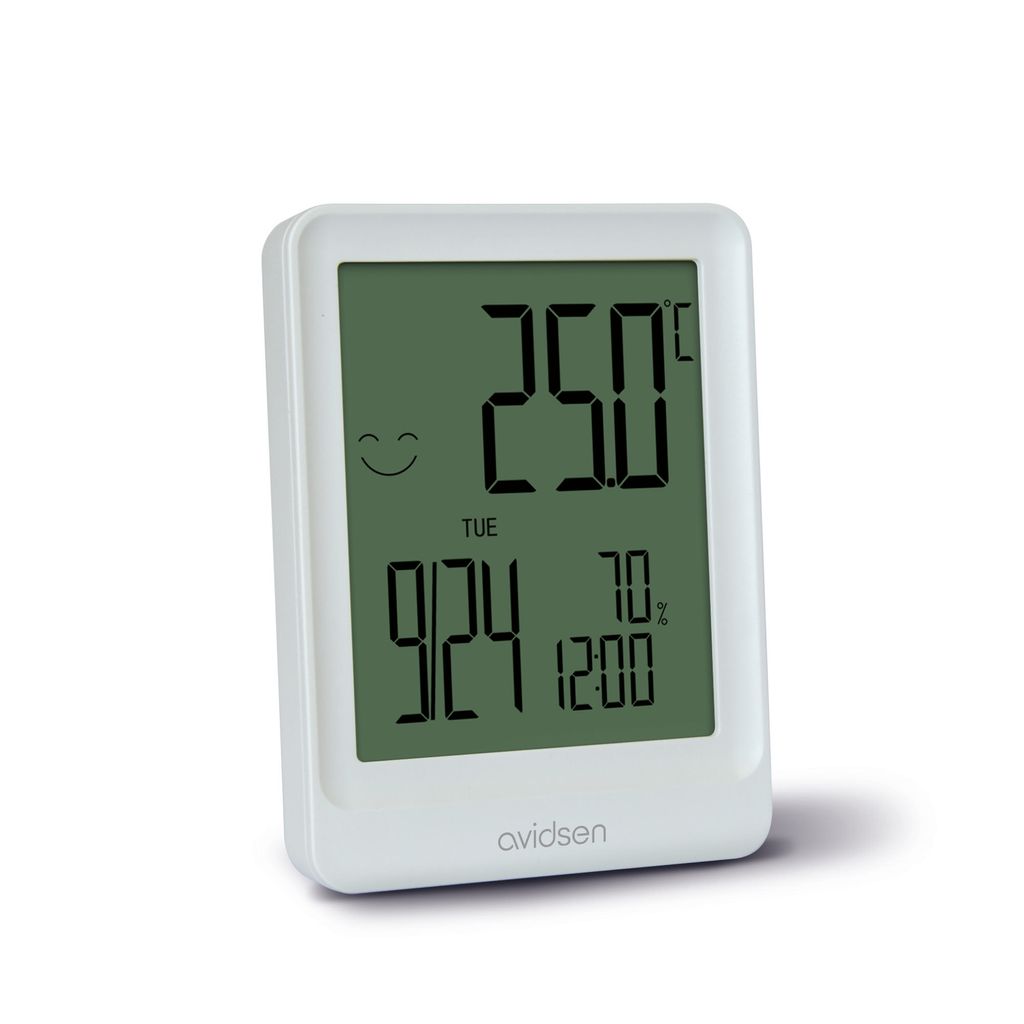 3 in 1 Mini-Hygrometer Thermometer - 107247 - Avidsen