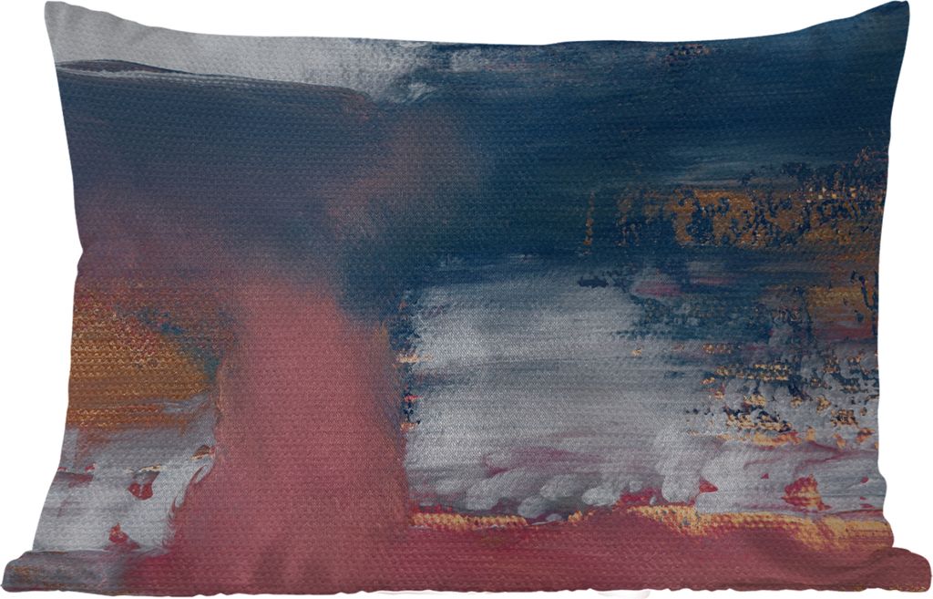 MuchoWow Outdoor Kissen - Abstrakt - Malerei - Design - 60x40 cm - Wetterfest - Lounge Kissen - Zierkissen - Kissen für Innenräume