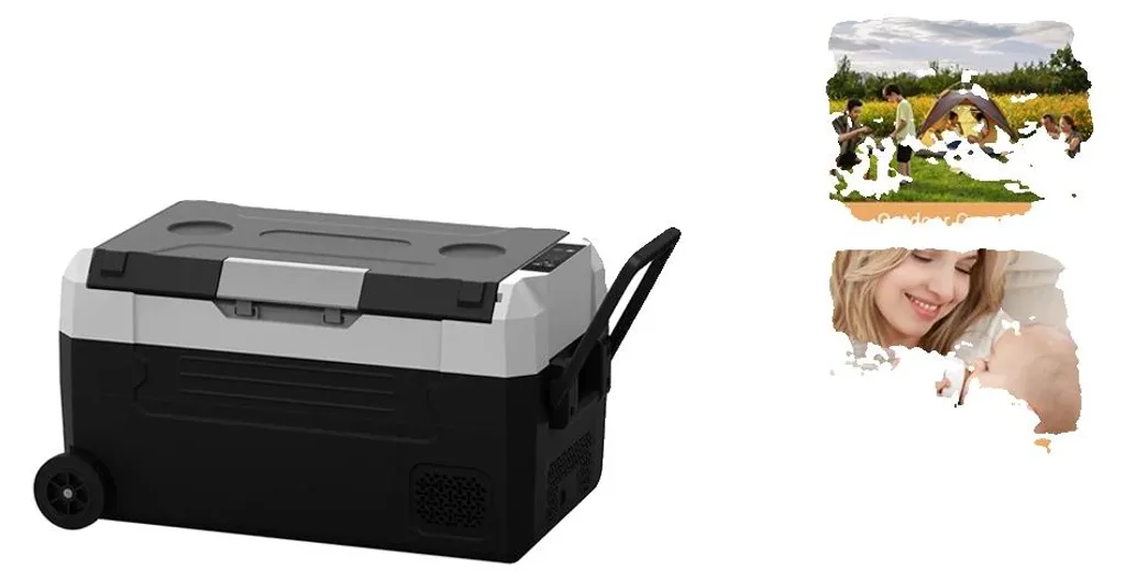 Glacière électrique 35L pour voiture - Mini frigo portable haute efficacité