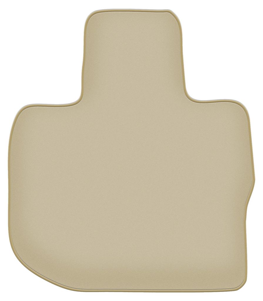 Fahrerfußmatte Velours PREMIUM beige passend für BMW iX3 G08 (2021-, SUV) – mit Befestigungen – passgenau