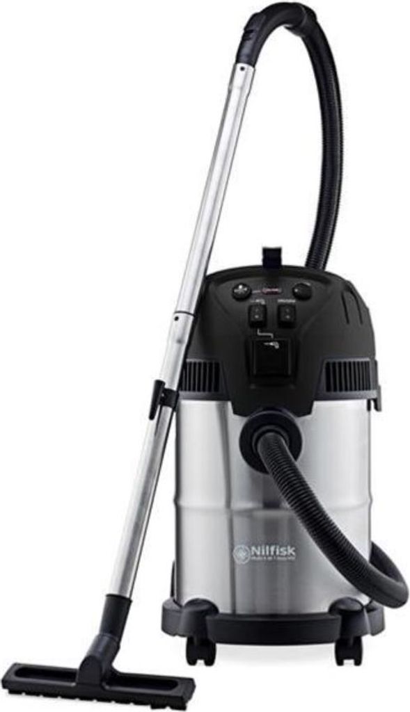 30-liter-nass- und trockensauger aus edelstahl, 1400 w Nilfisk MULTIII30TVSCINOX