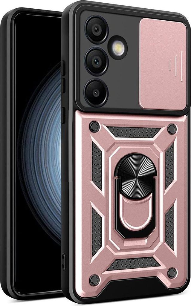 Samsung Galaxy A26 Panzerhülle mit Ständer Rosa