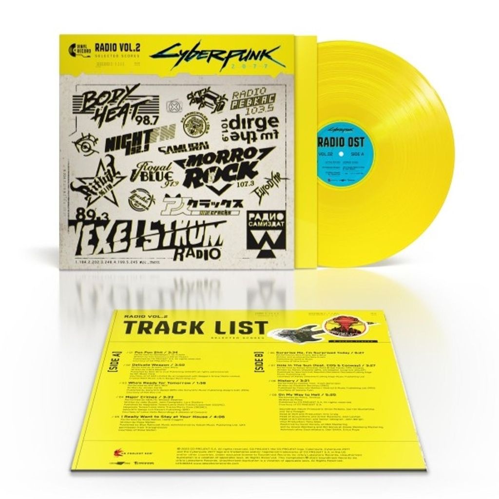 Various: Cyberpunk 2077 Radio Vol.2 (Yellow Vinyl) Produktbild 