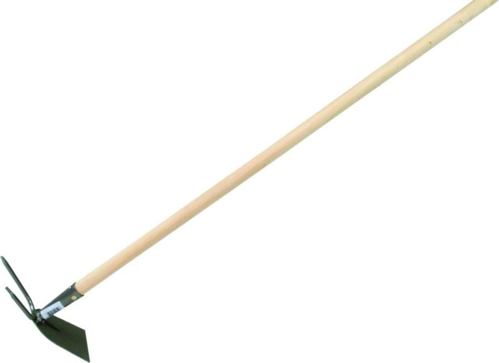 FREUND VICTORIA Gartenhäckchen 45855 - Breitblatt + 2 Zinken - silber - mit konischer Dülle - mit Stiel 130 cm; 1430501