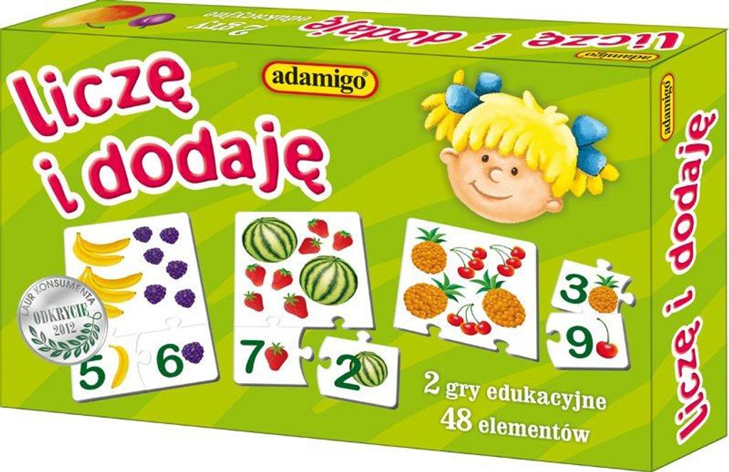 Liczę i dodaję - układanka edukacyjna