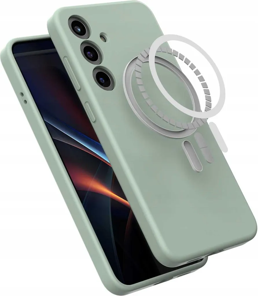 Custodia Minimalista S25+ Spacecase | Silicone MagSafe Elegante - 9