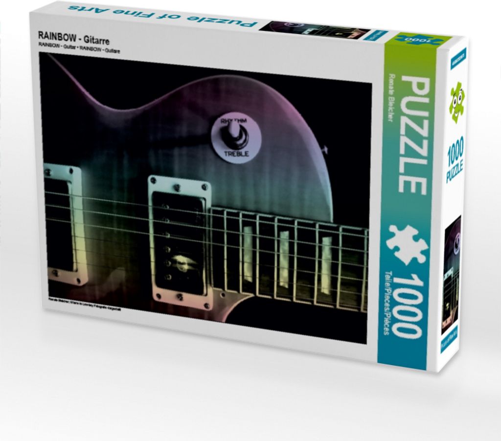 Calvendo RAINBOW - Gitarre 1000 Teile Puzzle quer 640x480mm, Bleicher Renate; 7360443