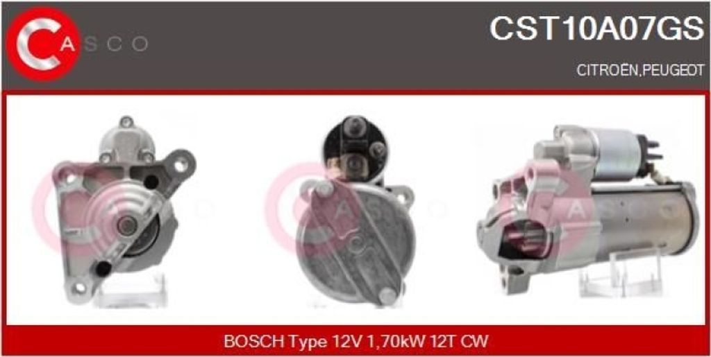 CASCO Starter Genuine für Fahrzeuge mit Start-Stopp-Funktion CST10A07GS