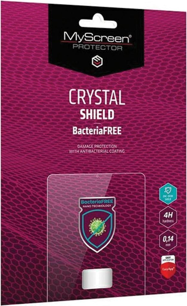 Samsung MyScreen CRYSTAL BacteriaFREE antimikrobielle Schutzfolie Galaxy Tab A8 10 schwarz/schwarz Vollverklebung