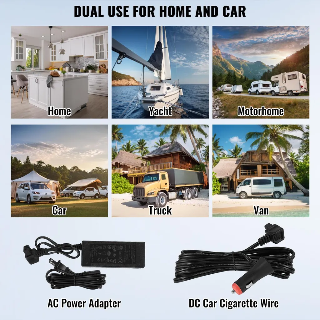 Glacière électrique de camping 25L - Idéal pour road-trip et vacances