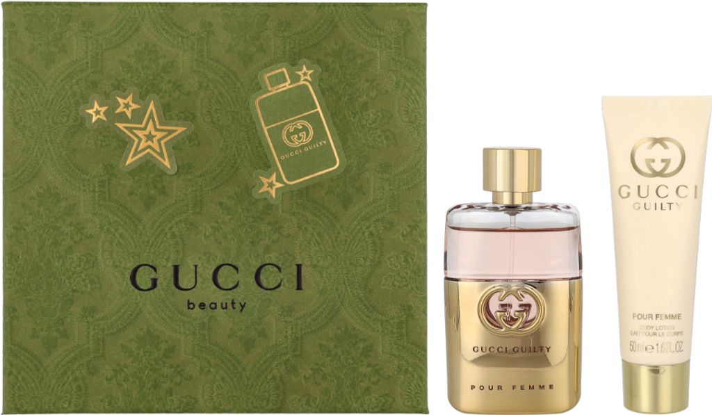 Edp Spray 50ml/Body Lotion 50ml Gucci Guilty Pour Femme Produktbild 