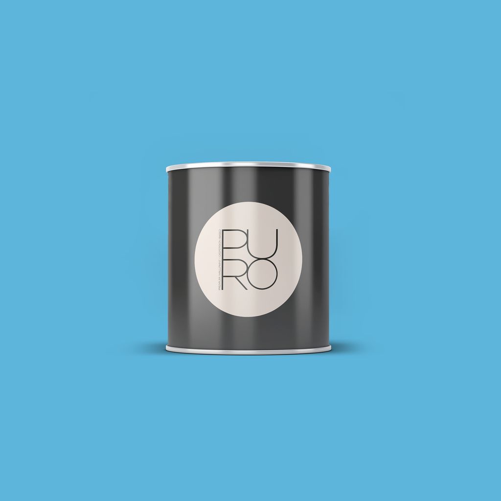 Wandfarbe Blau | PURO Maritime Blue | Exklusive Innendispersion Hohe Farbintensität | 5 Liter