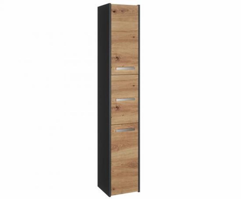 Szafka słupek Antracyt Dąb Artisan 30x30x170 cm Zdjęcie produktu 