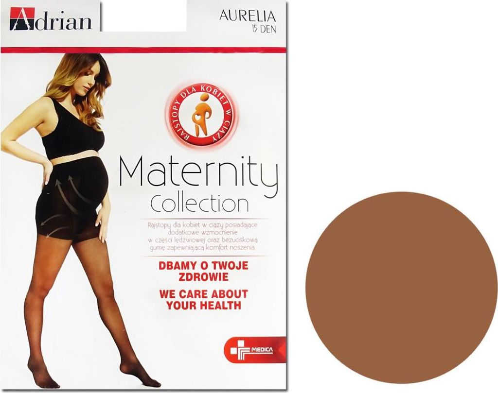 Umstandsstrumpfhose 15 den AURELIA Beige 3
