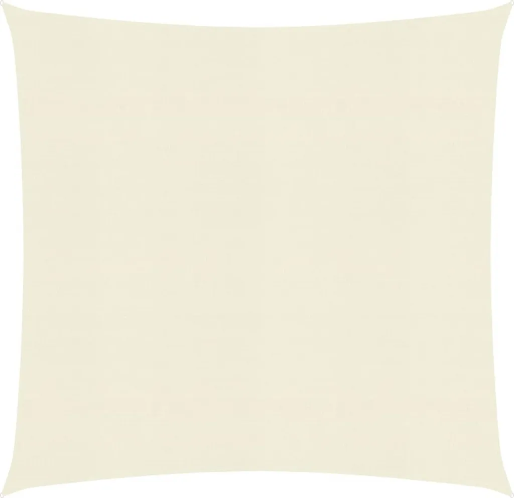 Tenda da Sole Living Store Crema 2,5x2,5m HDPE - Ombra Fresca in Giardino