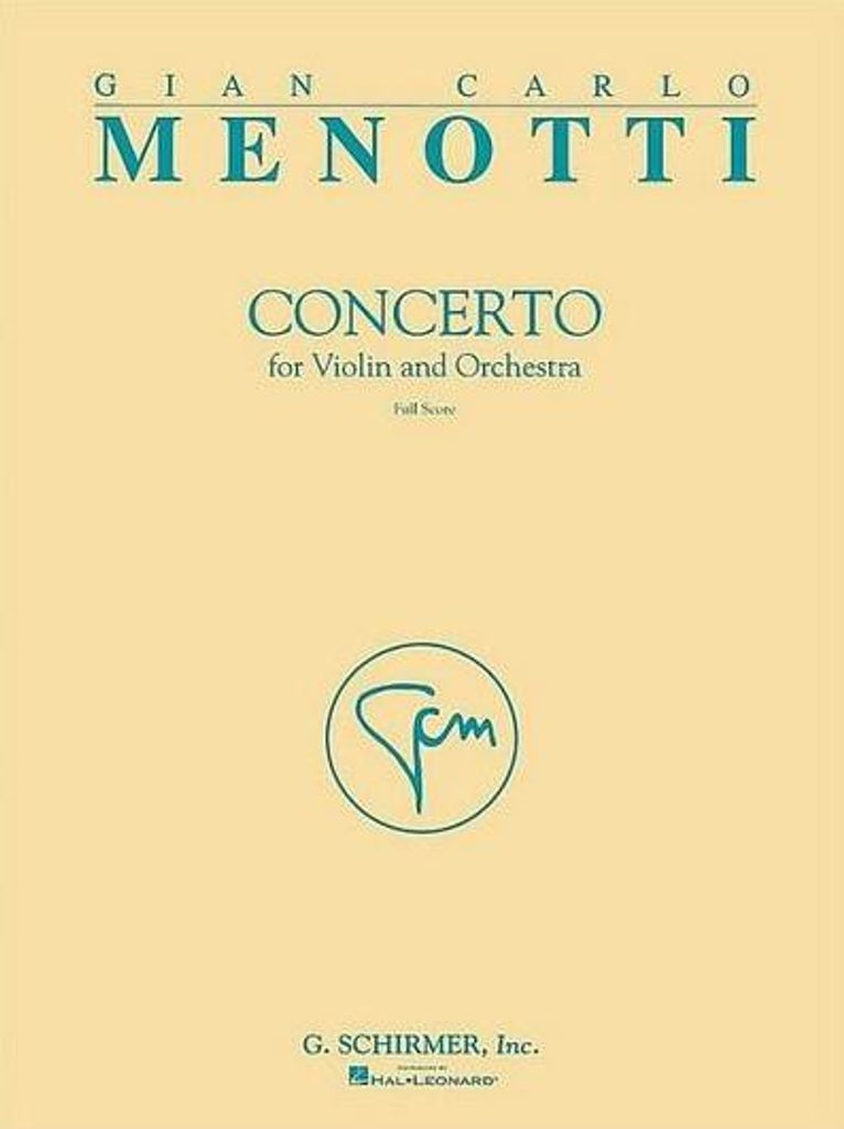 Menotti, G: Concerto