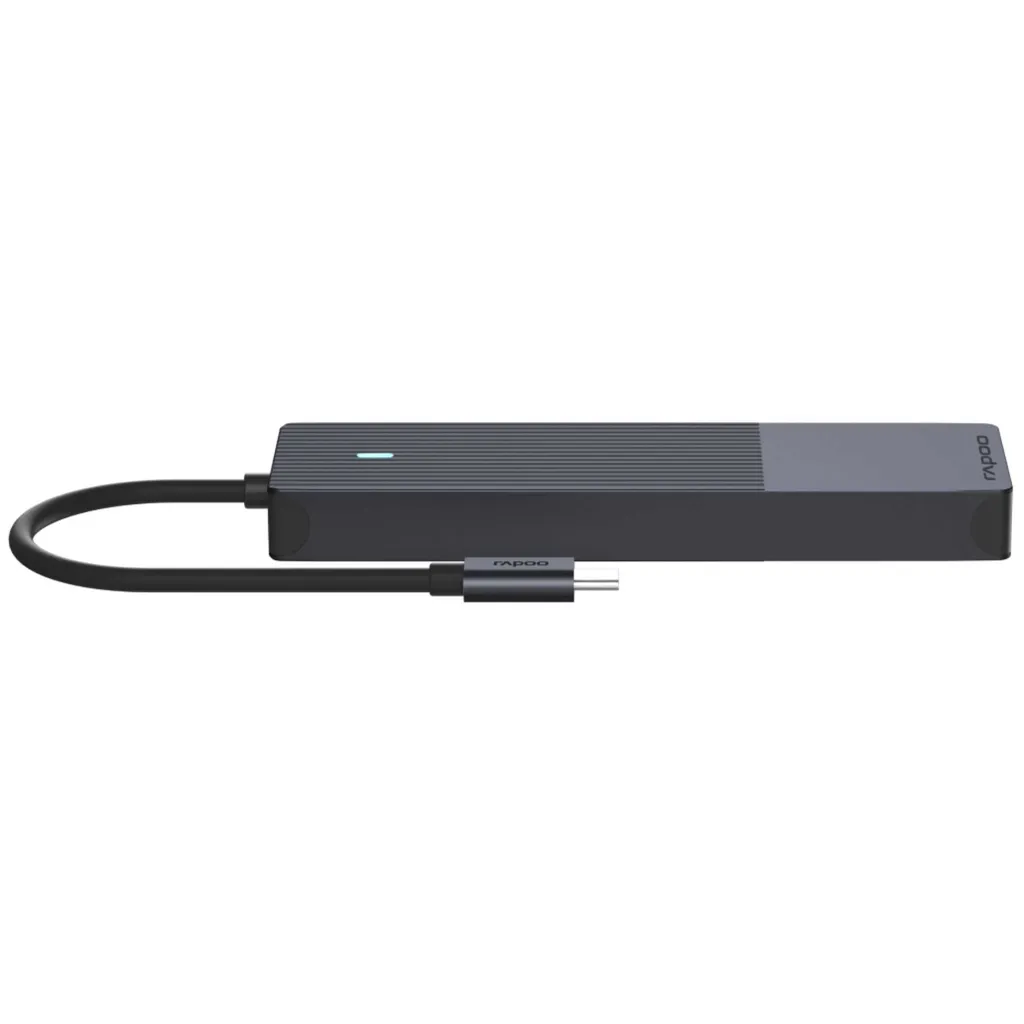 Adaptateur USB-C RAPOO UCM-2002 : Solution 6 ports pour manque de USB