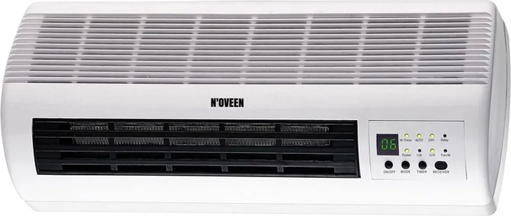 Rideau d'air chaud HC1500 LED N'oveen pour isoler l'entrée du froid