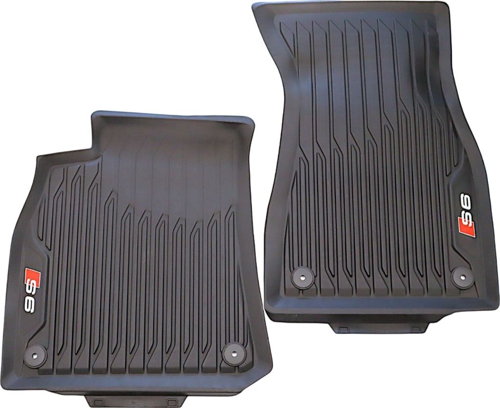 Original Audi S6 2019-2025 Gummifußmatten vorne