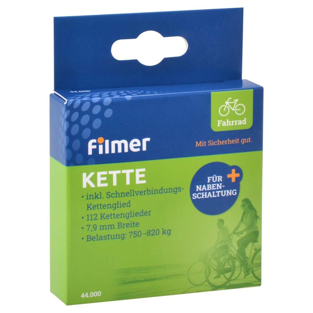 Fahrrad Kette Nabenschaltung 1/2" x 1/8" 112 Glieder Produktbild 