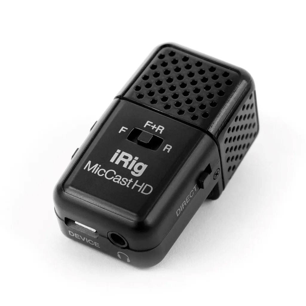 iRig Mic Cast HD IK Multimedia: Il Miglior Microfono Esterno per Smartphone