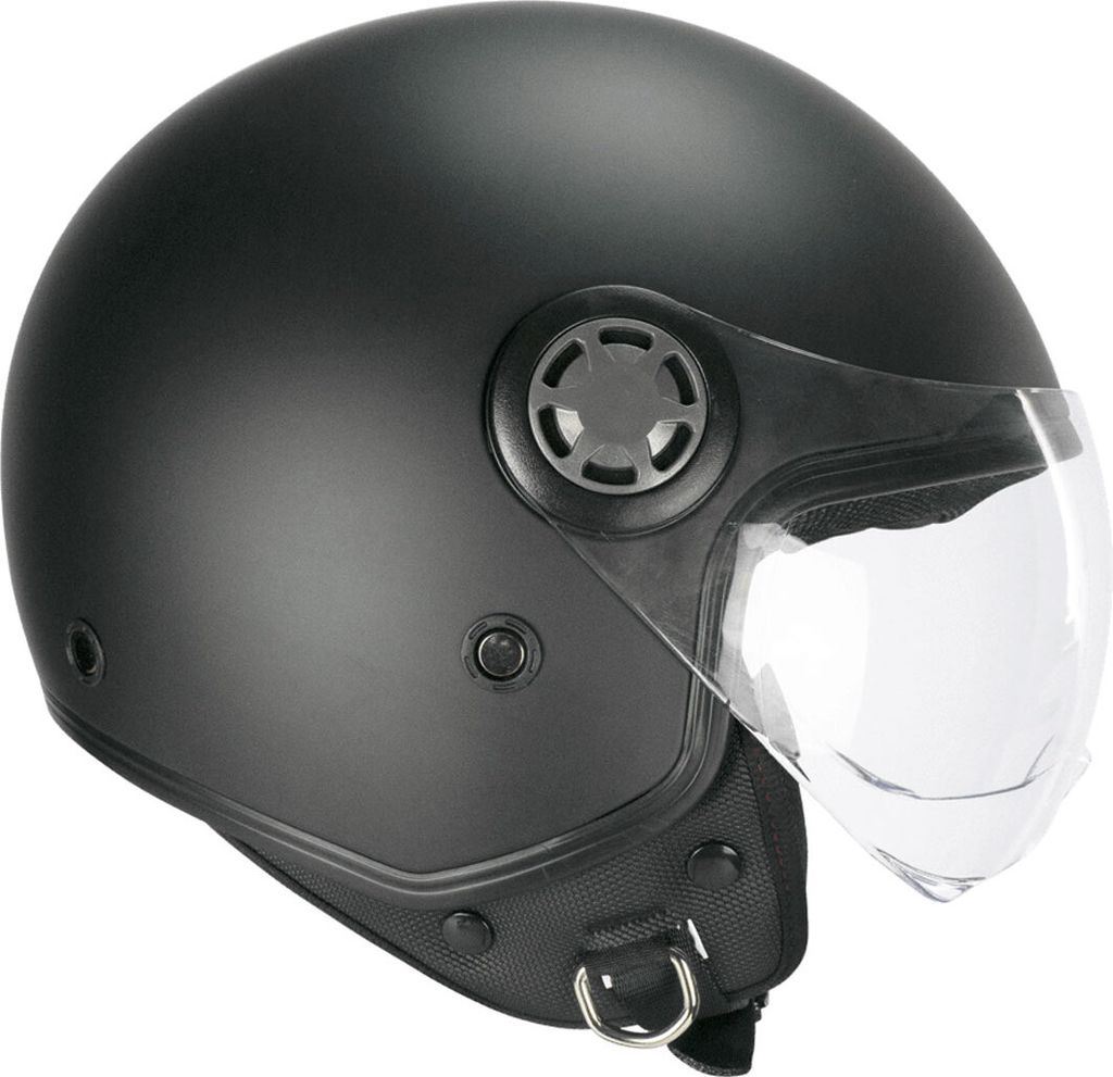 Demi Jet Helm SKA-P 1SHE ZEN BASIC Matt-Schwarz größe S
