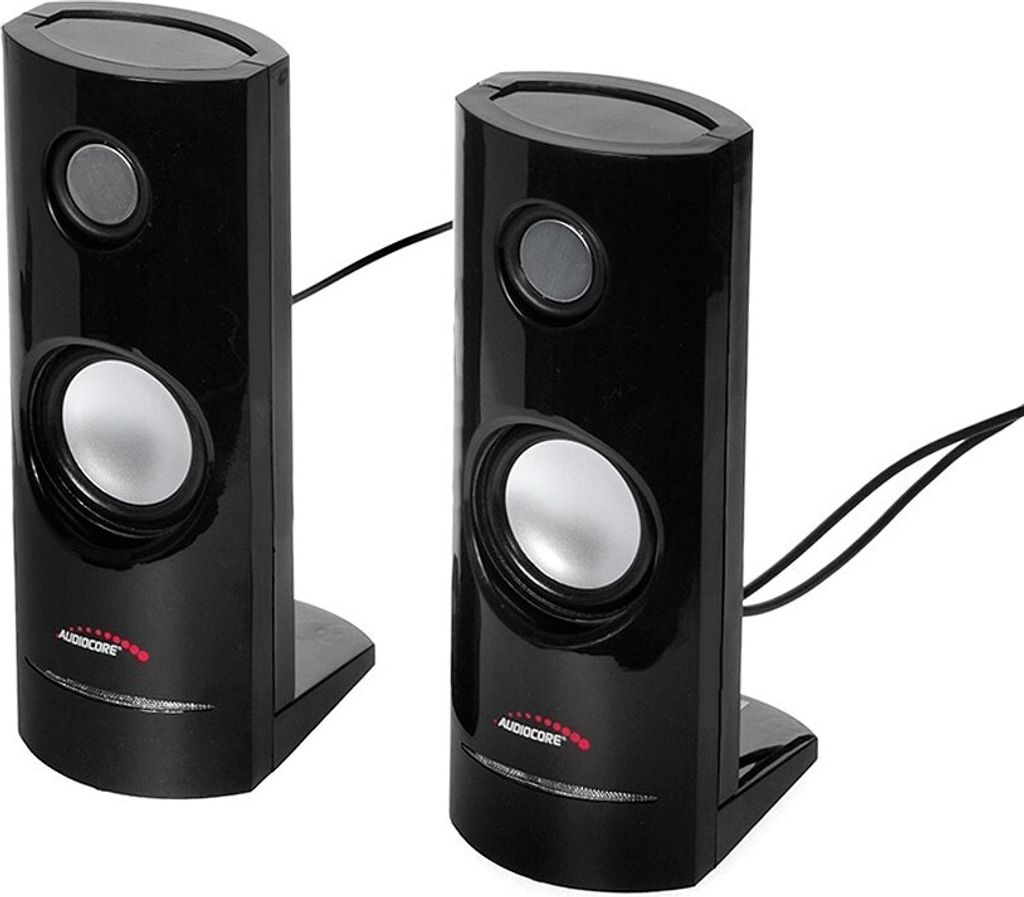 Audiocore AC860 reproduktor 2-pásmový 4 W čierny káblový Obrázok produktu 6