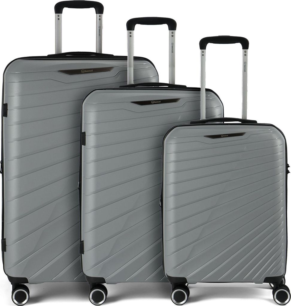 Benzi 5808 4 Rollen Kofferset 3-teilig mit Dehnfalte
