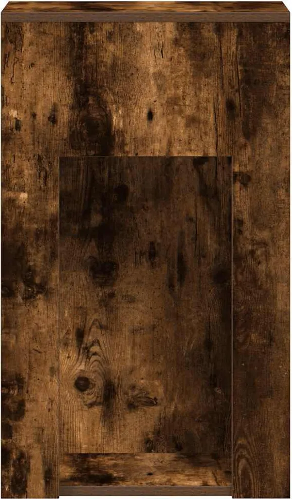 Mobiletto PC Rovere Fumé 30x44x74 cm: Stile e Organizzazione Ufficio - 6