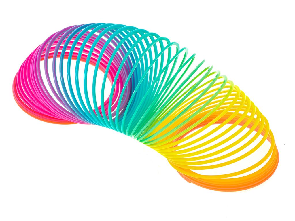 KIK KX6327_2 Springfeder Regenbogen 7,5 cm Produktbild 