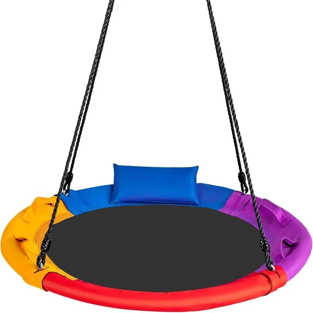 Balançoire nid pour enfants idéale pour le repos et le jeu de plein air