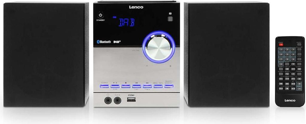 Lenco MC-150 - Stereoanlage mit DAB+/FM Empfang - Produktbild 