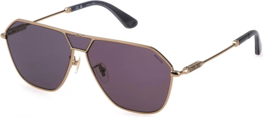 Lunettes de soleil homme grand format Police SPLL89 62mm protection
