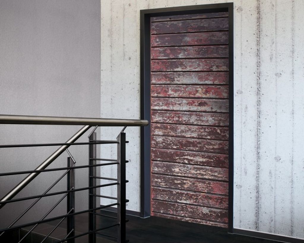 Tür 2.0 XXL Wallpaper für Türen 20006 Alm - selbstklebend- Blickfang für Ihr zu Hause - Tür Aufkleber Tapete Fototapete FotoTür 2.0 XXL Vinta...
