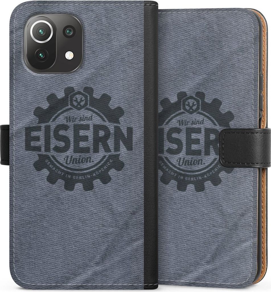 DeinDesign Klapphülle für Xiaomi Mi 11 Lite 5G Handytasche Lederhülle Tasche 1. FC Union Berlin FCU Offizielles Lizenzprodukt