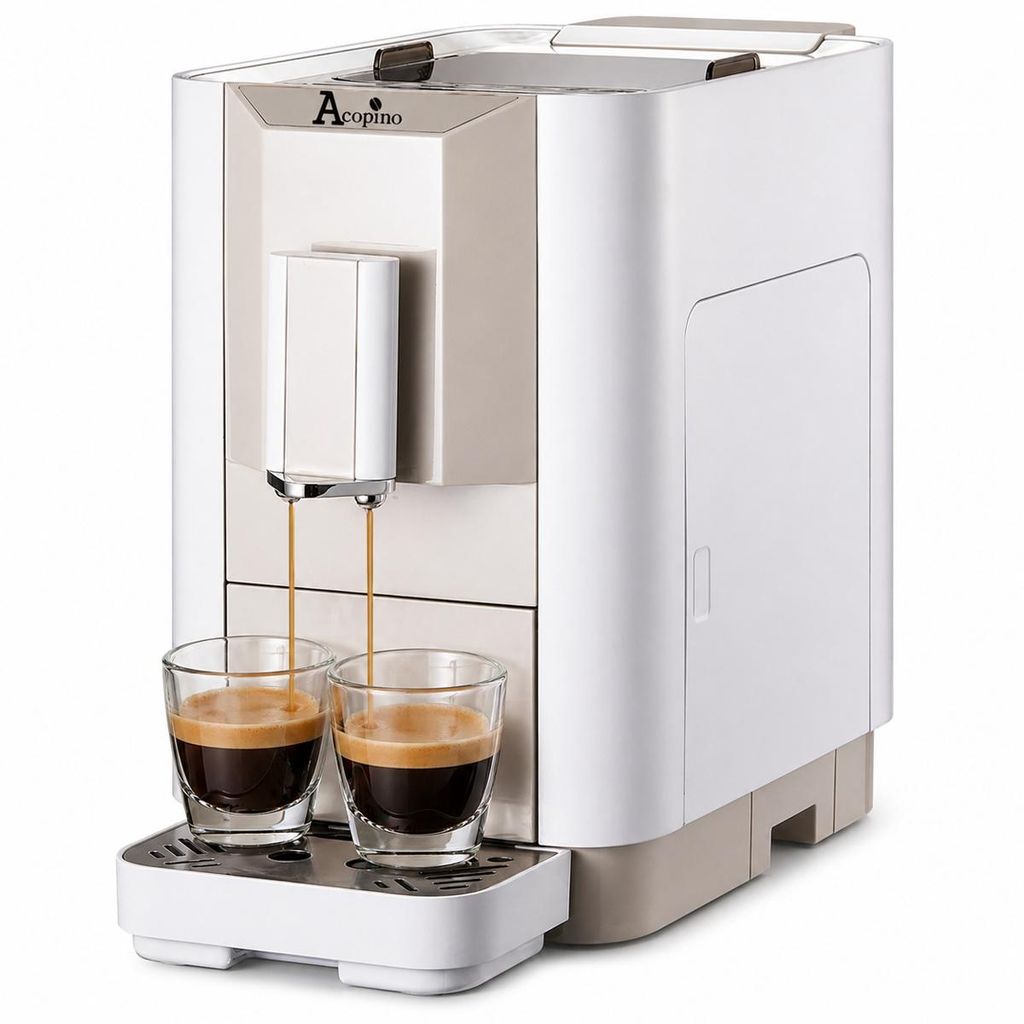 Acopino Venezia Kaffeevollautomat Weiß – Espressomaschine & Produktbild 