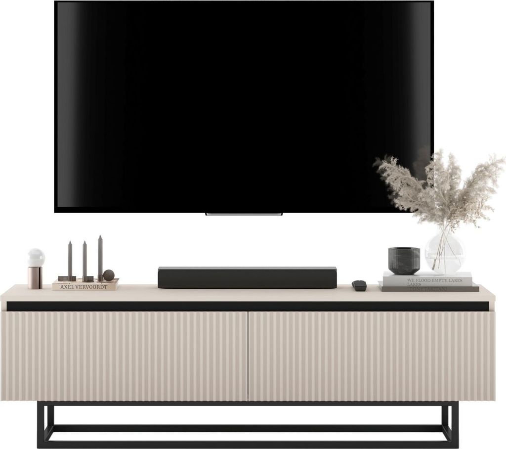 TV-Lowboard SELENE von Lindner Möbel – zweitürig – 140 x 44 Produktbild 