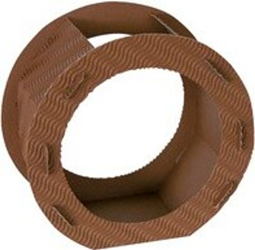 HEYDA 204876275 Rundlaternen-Zuschnitt Ø 22 cm braun
