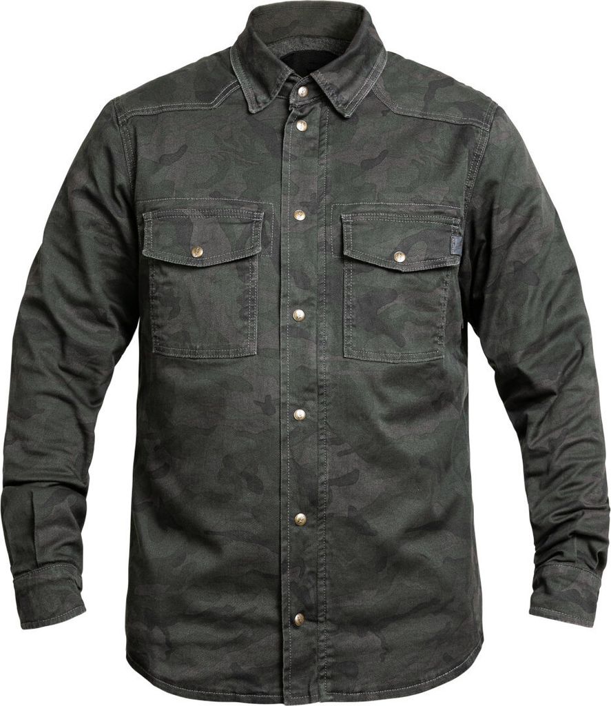 John Doe Motoshirt XTM Motorrad Hemd, camouflage, 3XL
