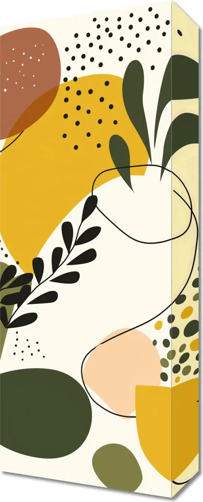 Quadro Verticale 20x50 cm Impressioni Botaniche - Arredo Contract