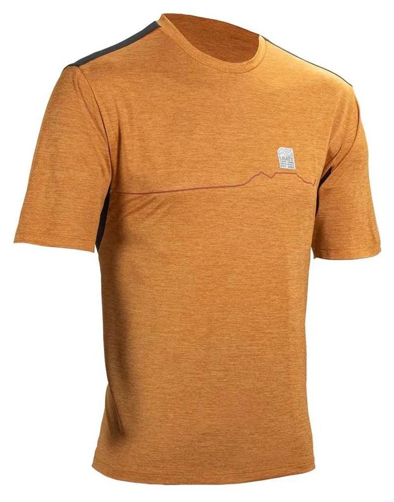 Leatt Trail 1.0 Kurzarm-t-shirt Braun M Mann Braun M