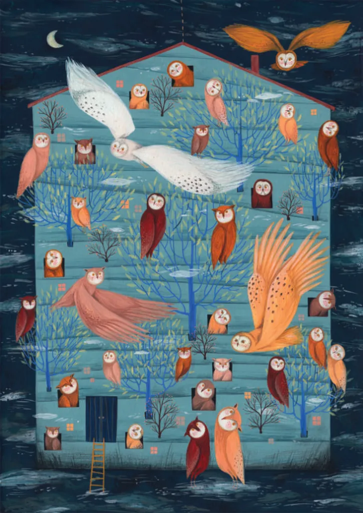 D-Toys Puzzle Owl Tales 1000 pièces pour adulte - Collection Artistique