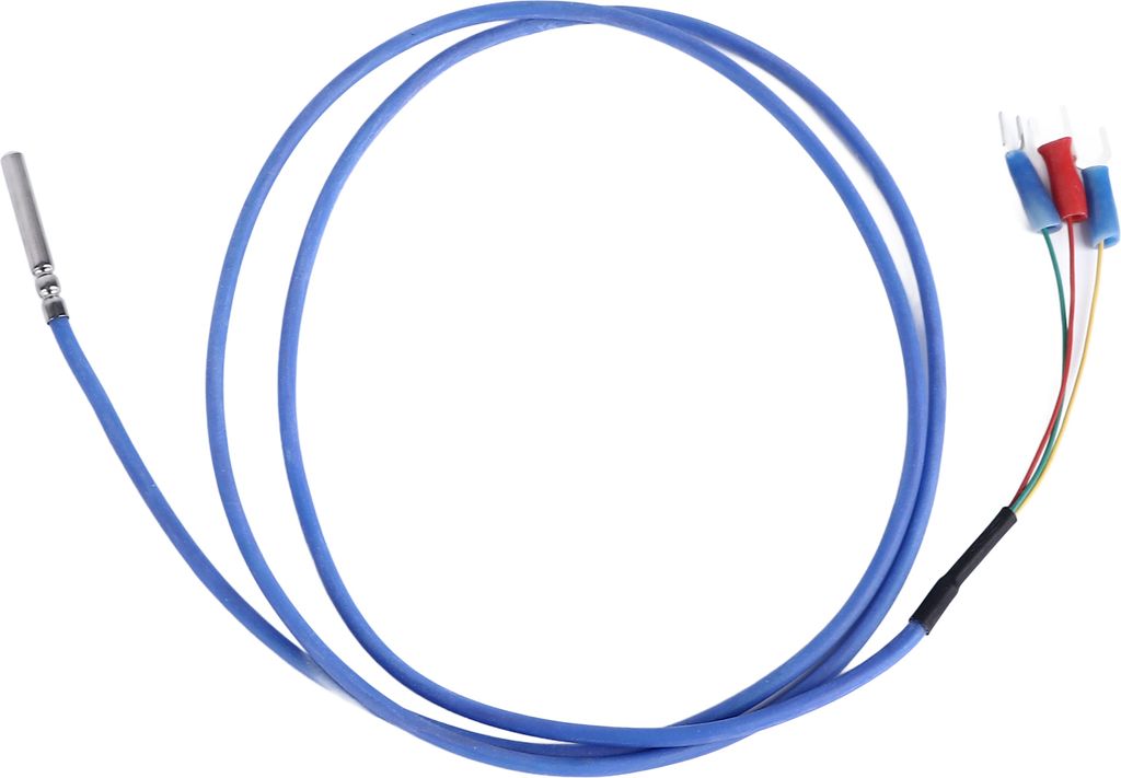 PT100 Temperatursensor Fühler 4x30x1000MM Edelstahl versilbert PTFE Draht Wasserdicht RTD Temperatursensor