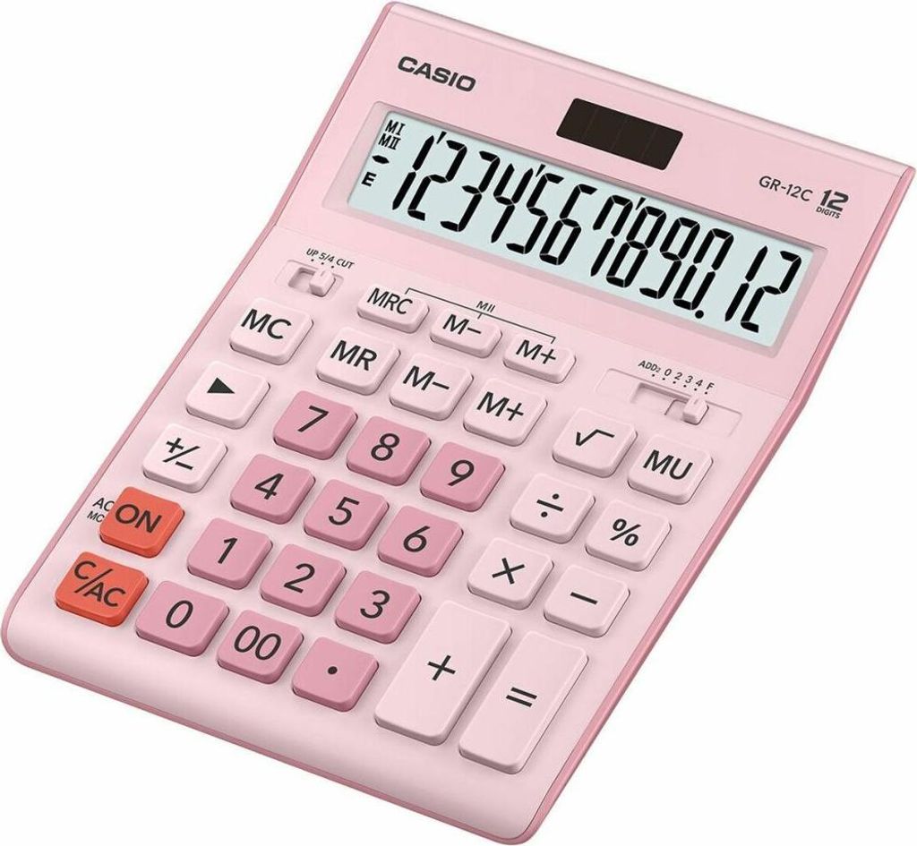Casio GR-12C-PK, Desktop, Einfacher Taschenrechner, 12 Produktbild 
