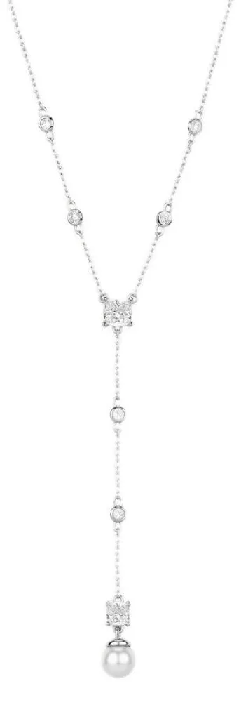 Collier de mariage en argent et perles Infinite White Fancy FIW170